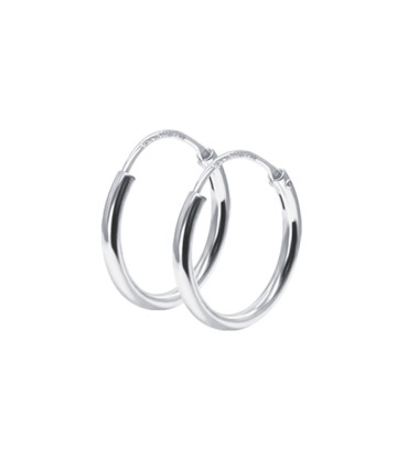 Silver Hoop Earring HO-2671
